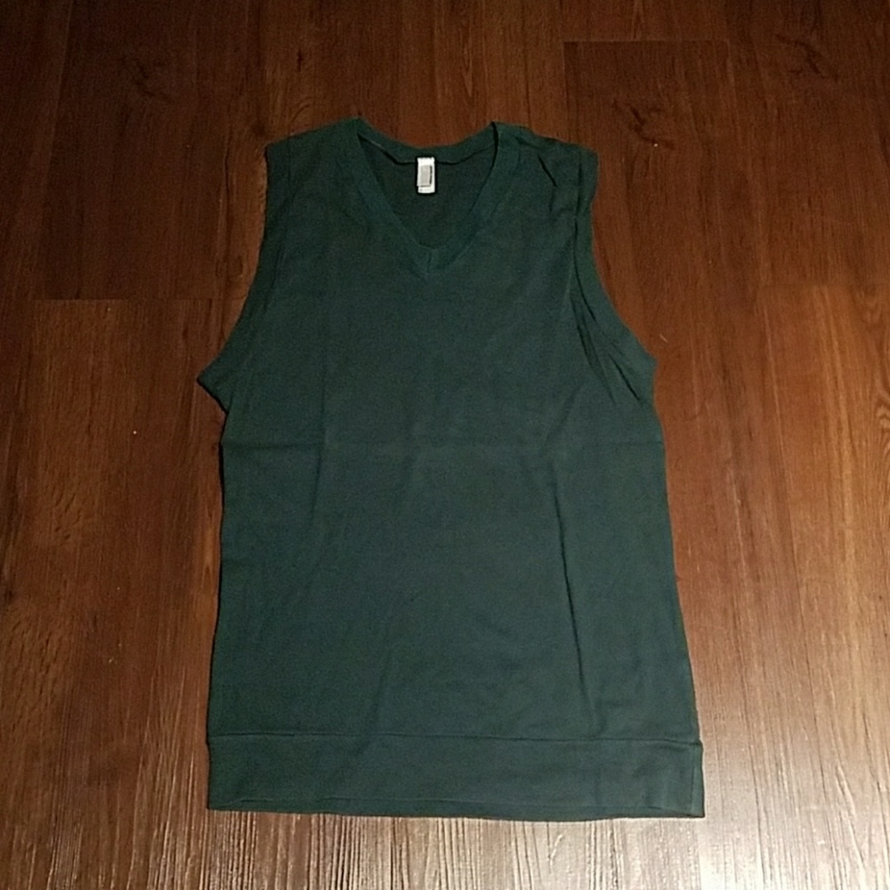 American Apparel classic V neck pullover vest